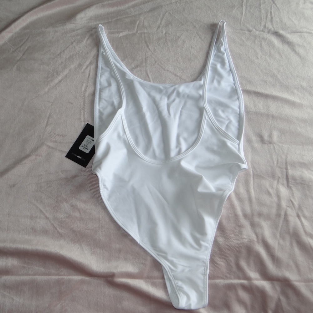 NWT - Cut It High Swimsuit White - Picture 3 of 8